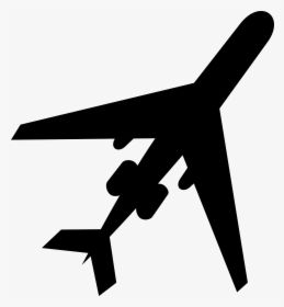 Airplane Silhouette Clip Arts - Airplane Wing Clip Art, HD Png Download, Free Download