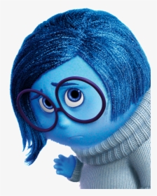 Inside Out Sadness - Fear Inside Out Face, HD Png Download, Free Download