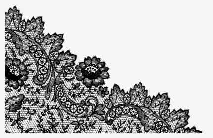 Lineart Lace Pattern - Illustration, HD Png Download, Free Download