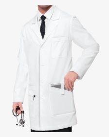 Shown In White - Batas Medicas Para Hombre, HD Png Download, Free Download