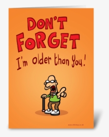 Grumpy Birthday Greeting Card - Cartoon, HD Png Download, Free Download