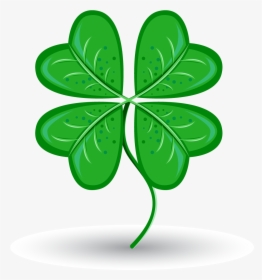 Svg Saint Patricks Day Four Leaf Clover Symbol - Клеверный Лист, HD Png Download, Free Download