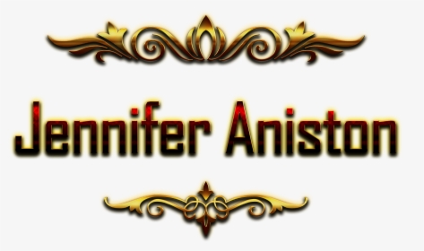 Jennifer Aniston Decorative Name Png - Goswami Name, Transparent Png, Free Download
