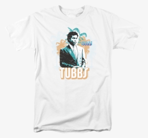 Tubbs Miami Vice T-shirt - Pretty Fly For A White Guy Shirt, HD Png Download, Free Download