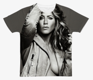 Jennifer Aniston Classic Sublimation Adult T-shirt"  - Jennifer Aniston Wallpaper Iphone, HD Png Download, Free Download