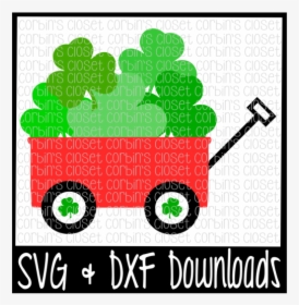 Free Wagon * Red Wagon * Clover * Lucky * St - Sign, HD Png Download, Free Download