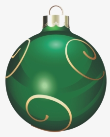 Ornament Ornaments Clipart Clear Background Transparent - Green Christmas Ornament Png, Png Download, Free Download