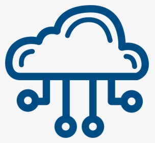 Cloud Computing Icon Png White - Cloud Computing Png, Transparent Png, Free Download