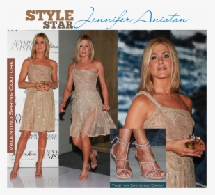Jennifer Aniston Gold Dress, HD Png Download, Free Download
