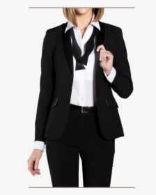 Formal Attire For Women With Tie Png, Transparent Png, Free Download