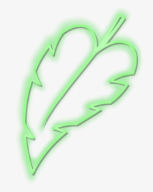 #neon #leaf #green #tropical - Tropical Leaf Neon Png, Transparent Png, Free Download