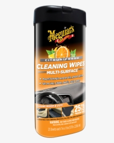 Meguiar"s Citrus-fresh Cleaning Wipes Interior & Exterior, HD Png Download, Free Download
