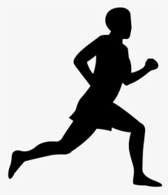 Person Running Silhouette Png, Transparent Png, Free Download