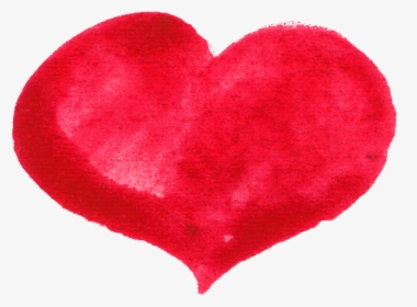 Watercolor Painting Drawing - Heart, HD Png Download, Free Download