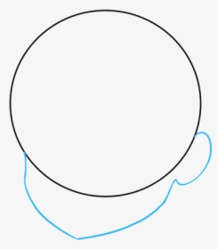 How To Draw Anime Girl Face - Circle, HD Png Download - kindpng