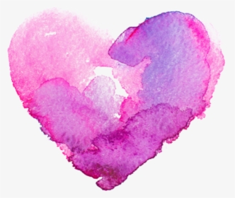 Freetoedit Sticker By - Transparent Background Watercolor Heart, HD Png Download, Free Download