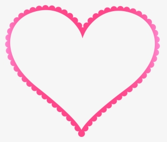 Crafty Heart Border Hearts, HD Png Download, Free Download