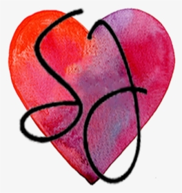 Favicon Sj Watercolor Heart Clipart , Png Download - Heart Sj, Transparent Png, Free Download