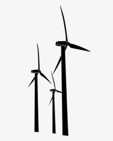 Wind Turbines - Wind Farm Clipart, HD Png Download, Free Download