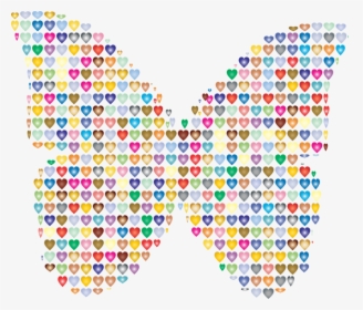 Butterfly Computer Icons Heart Watercolor Painting - Clip Art Colorful Butterfly, HD Png Download, Free Download