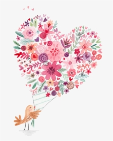 Coeur Tube Png Corazones - Watercolor Pink Heart Png, Transparent Png, Free Download