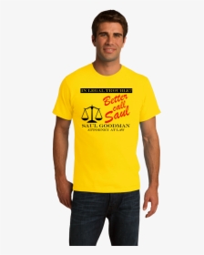 Standard Yellow Better Call Saul - Pedobear T Shirt, HD Png Download, Free Download