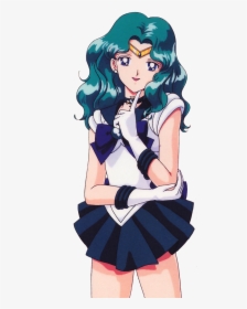 #sailormoon #sailorneptune #michirukaioh #michiru #freetoedit - Sailor Neptune Sailor Moon, HD Png Download, Free Download