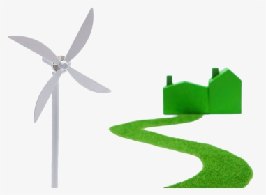 Wind Power Electricity Generation Windmill Green - Wind Turbine, HD Png Download, Free Download