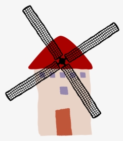 Crooked Windmill 3 Clip Arts - Clip Art, HD Png Download, Free Download