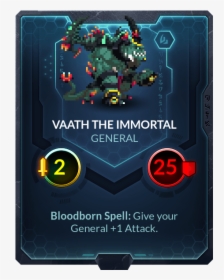 Vaath The Immortal - Duelyst Immortal Vanguard, HD Png Download, Free Download