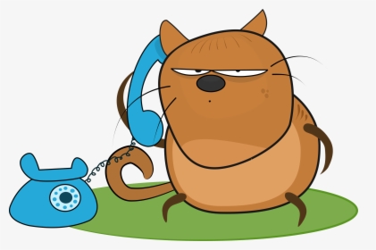 Katze Mit Telefon Clip Arts - Talk To Animals Cartoon, HD Png Download, Free Download