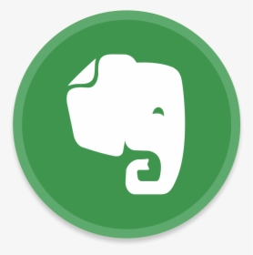 Drawing Vector Evernote - Circle Evernote Icon, HD Png Download, Free Download