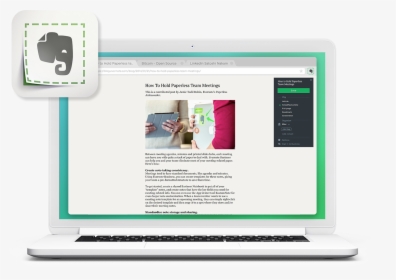 Add The Web Clipper - Evernote Icon, HD Png Download, Free Download