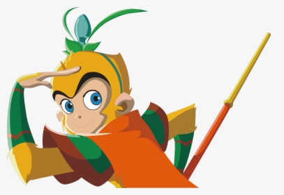 Sun Wukong Journey To The West Animation Cartoon Monkey - Sun Wukong Journey To The West Cartoon, HD Png Download, Free Download
