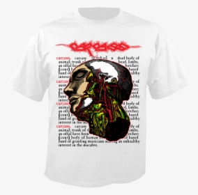 Carcass Shirt White , Png Download - Active Shirt, Transparent Png, Free Download