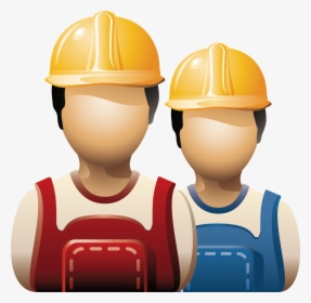 Construction Clipart Personal Protective Equipment - Blue Collar Workers Icon, HD Png Download, Free Download