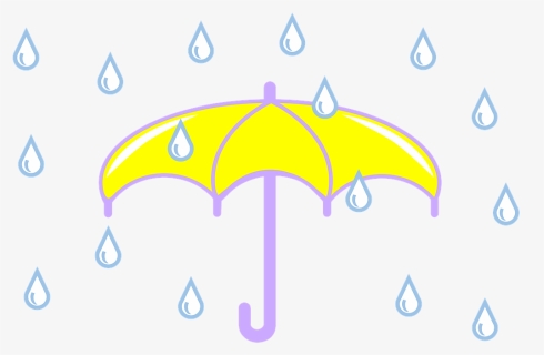 Rain, Umbrella, Weather, Wet, Shelter, Preparation - Illustration, HD Png Download, Free Download
