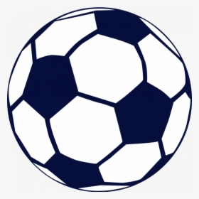 Soccer On Soccer Ball Clip Art And Award Certificates - Navy Blue Soccer Ball, HD Png Download, Free Download