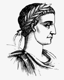 Hairstyle,art,monochrome Photography - Roman Empire Drawing, HD Png Download, Free Download