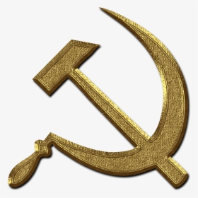 Gold Hammer And Sickle, HD Png Download, Free Download