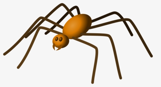Brown Spider Clip Art, HD Png Download, Free Download