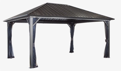 Sojag™ Genova Shelter Steel Roof Gazebo With Mosquito - 11 X 8 Gazebo, HD Png Download, Free Download