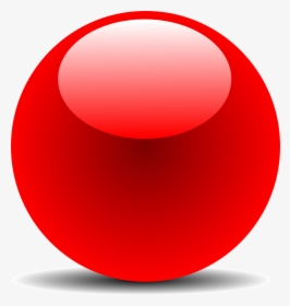 Ball, Sphere, Chrome, Glossy, Red, Shadow, 3d - Red Button Png Transparent, Png Download, Free Download