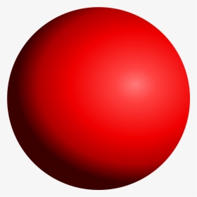 Clip Art Shaded Sphere - Red Circle Sphere, HD Png Download, Free Download