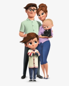 Boss Baby Family Png, Transparent Png, Free Download
