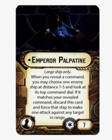 Palpatine - Star Wars Armada Venator Card, HD Png Download, Free Download