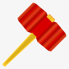 Toy Hammer Png , Png Download - Red Hammer Toy Png, Transparent Png, Free Download
