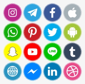 Icons Social Media - Transparent Background Social Media Icons Png, Png Download, Free Download