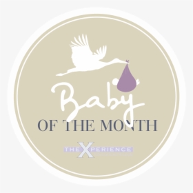 Baby Of The Month Cirlce Logo-01 - Label, HD Png Download, Free Download