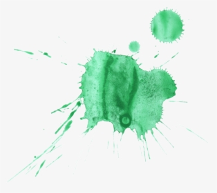 Green Drawing Watercolor - Watercolor Painting, HD Png Download, Free Download